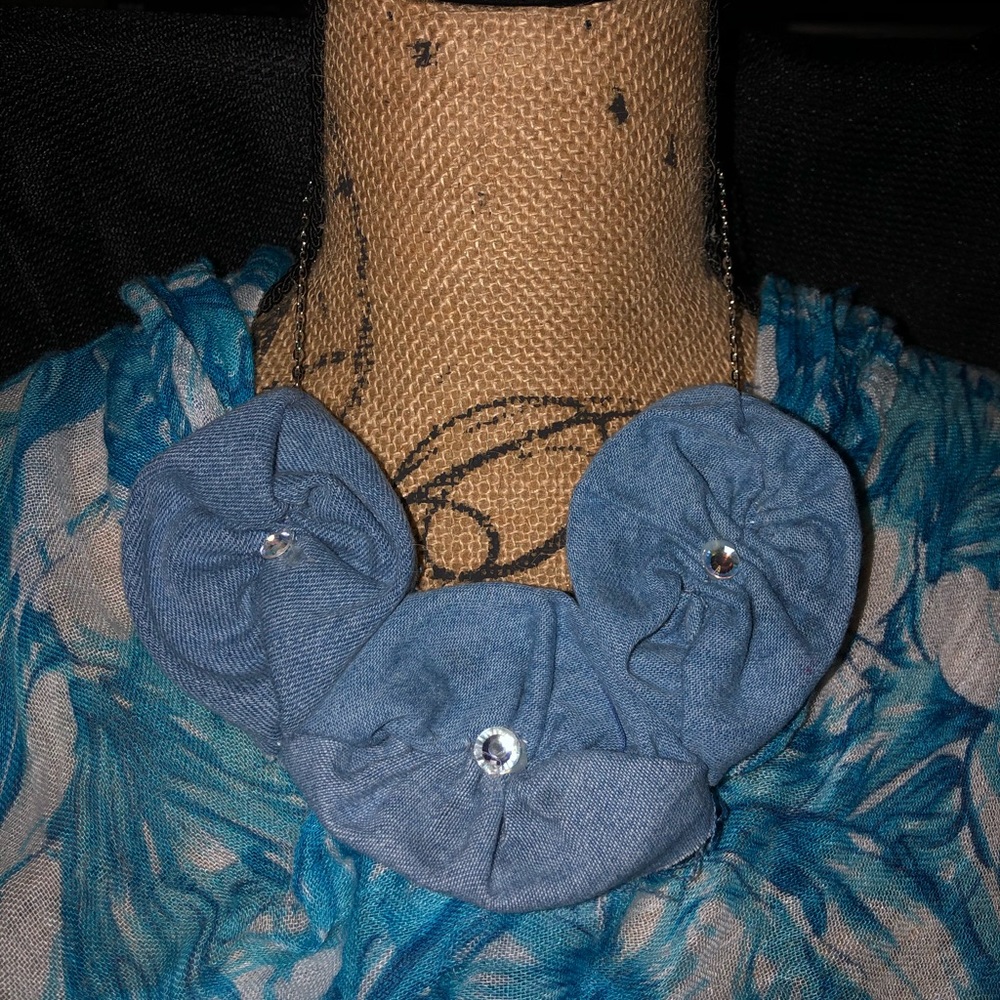 Light Denim Necklace